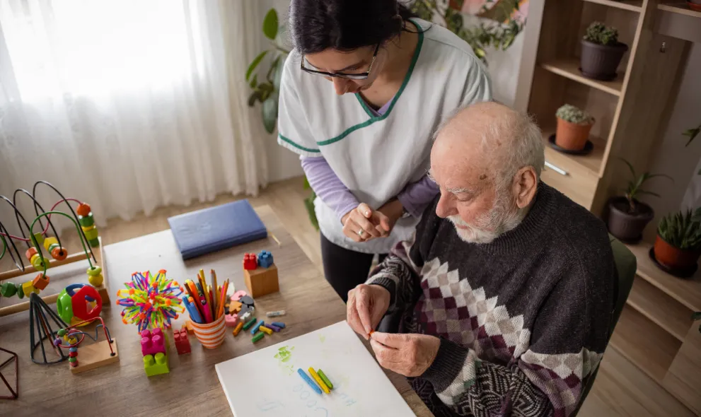 Alzheimers disease therapy session